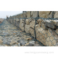 Installation of stone wire mesh reinforcement mesh